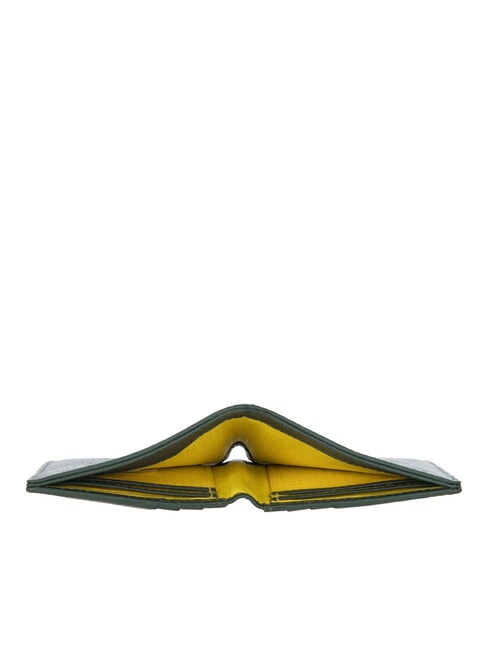 BUSINESS  Cartera de piel vertical verde - Carteras Hombre