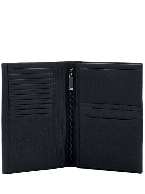 BUSINESS Cartera de cuero vertical negro - Carteras Hombre