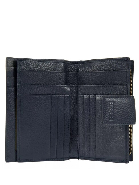 MARMOLADA Cartera de cuero martillado azul - Carteras Mujer