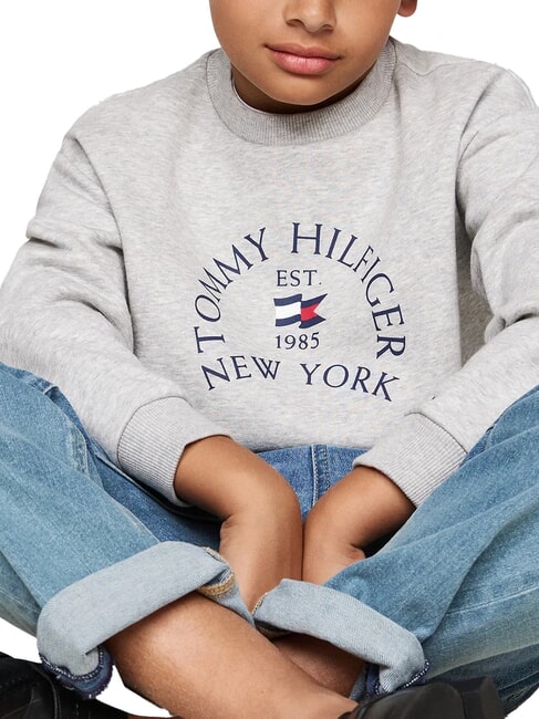 TH KIDS Sudadera de cuello redondo con estampado brezo gris claro - Sudadera Beb&eacute;