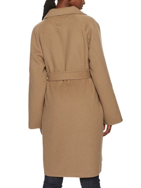 TH Bata de mezcla de lana marrón sepia claro - Abrigos de mujer