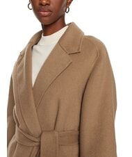 TOMMY HILFIGER TH Bata de mezcla de lana marrón sepia claro - Abrigos de mujer - 3