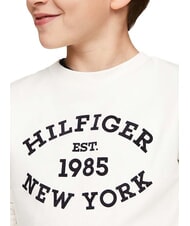 TOMMY HILFIGER TH KIDS Sudadera de cuello redondo con estampado blanco antiguo - Sudadera Bebé - 3