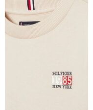 TOMMY HILFIGER TH KIDS Sudadera de cuello redondo con escudo del logotipo crema de cachemira - Sudadera Bebé - 3