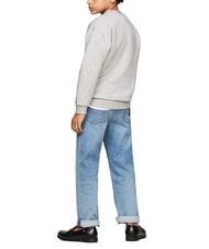 TOMMY HILFIGER TH KIDS Sudadera de cuello redondo con estampado brezo gris claro - Sudadera Beb&eacute; - 2