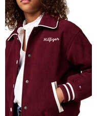 TOMMY HILFIGER TH KIDS Chaqueta bomber acanalada rojo intenso - Chaquetas de bebé - 3