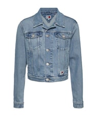 TOMMY HILFIGER TH JEANS Chaqueta vaquera mezclilla clara - Chaquetas de mujer - 3