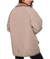 TOMMY HILFIGER TH Chaqueta reversible de largo medio caqui clásico - Chaquetas de mujer - 4