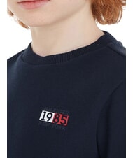 TOMMY HILFIGER TH KIDS Sudadera de cuello redondo con escudo del logotipo cielo del desierto - Sudadera Beb&eacute; - 3