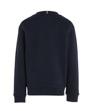 TOMMY HILFIGER TH KIDS Sudadera de cuello redondo con escudo del logotipo cielo del desierto - Sudadera Beb&eacute; - 6