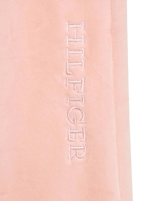 TH KIDS Pantalones anchos de chenilla cristal rosa - pantalones para niños