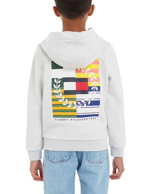 TH KIDS Sudadera con capucha y cremallera completa nuevo gris claro jaspeado - Sudadera Bebé