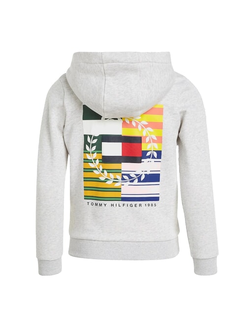 TH KIDS Sudadera con capucha y cremallera completa nuevo gris claro jaspeado - Sudadera Bebé