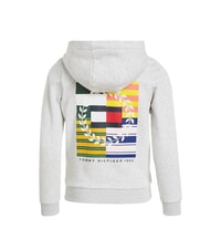 TOMMY HILFIGER TH KIDS Sudadera con capucha y cremallera completa nuevo gris claro jaspeado - Sudadera Bebé - 5