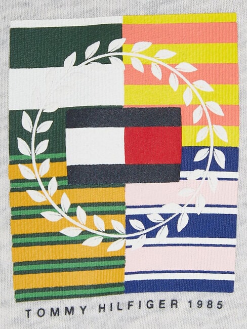 TH KIDS Sudadera con capucha y cremallera completa nuevo gris claro jaspeado - Sudadera Bebé