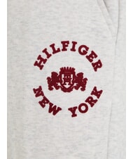 TOMMY HILFIGER TH KIDS Pantal&oacute;n de ch&aacute;ndal con escudo nuevo gris claro jaspeado - Ch&aacute;ndales para ni&ntilde;os - 3