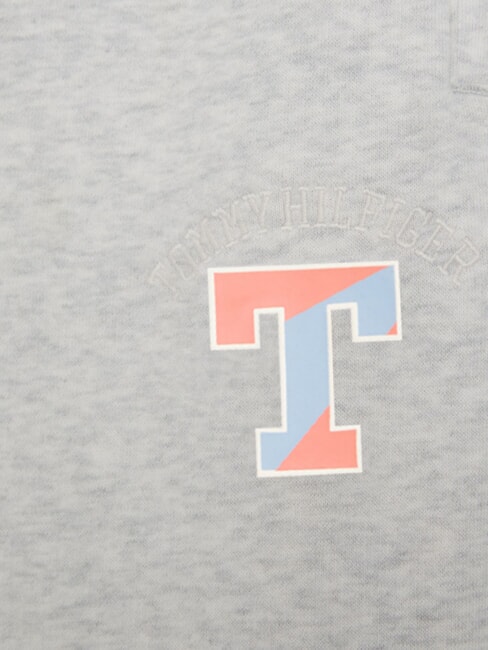 TH KIDS Pantalones de ch&aacute;ndal con logotipo nuevo gris claro jaspeado - Ch&aacute;ndales para ni&ntilde;os