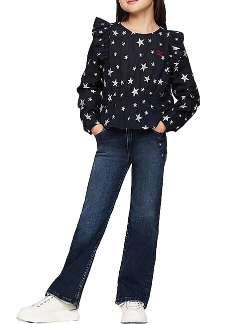 TH KIDS Vaqueros acampanados azul-negro - pantalones para niños