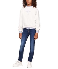 TOMMY HILFIGER TH KIDS Pantalones vaqueros ajustados estiramiento aut&eacute;ntico - pantalones para ni&ntilde;os - 4