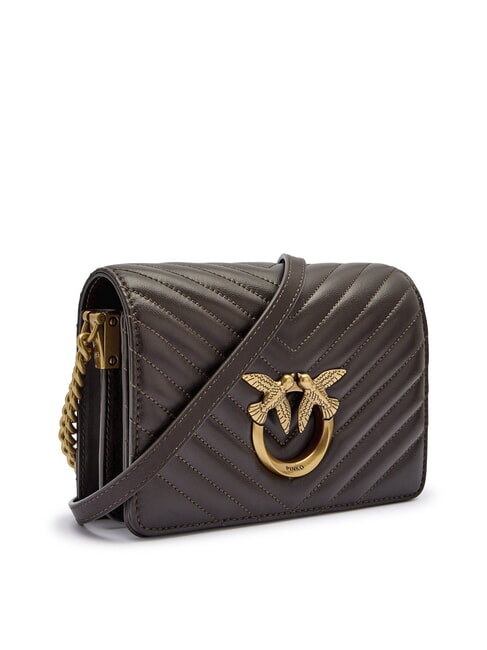 LOVE CLICK MINI Bolso de napa acolchada oro moro antiguo - Bolsos Mujer