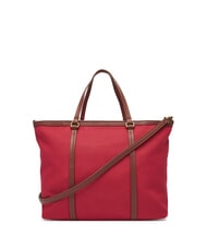 PINKO MIRANDA Bolsa de compras con correa para el hombro rojo/cuero-oro antiguo - Bolsos Mujer - 3