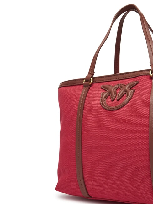 MIRANDA Bolsa de compras con correa para el hombro rojo/cuero-oro antiguo - Bolsos Mujer