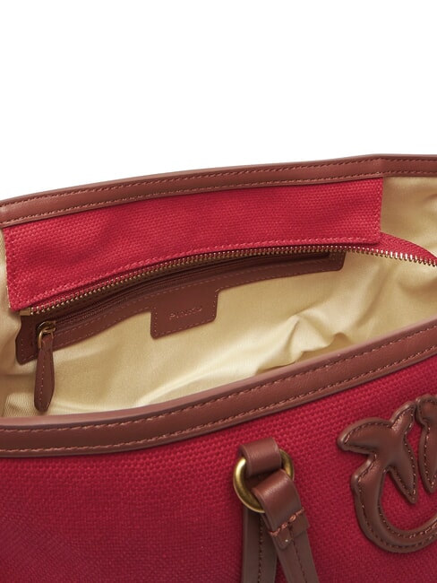 MIRANDA Bolsa de compras con correa para el hombro rojo/cuero-oro antiguo - Bolsos Mujer