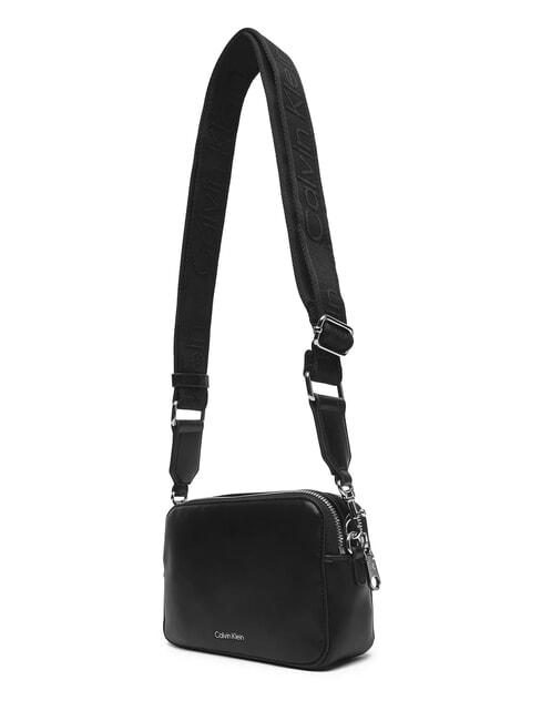 SIGNATURE LOGO STRAP Estuche para cámara con doble función negro / plata vieja - Bolsos Mujer