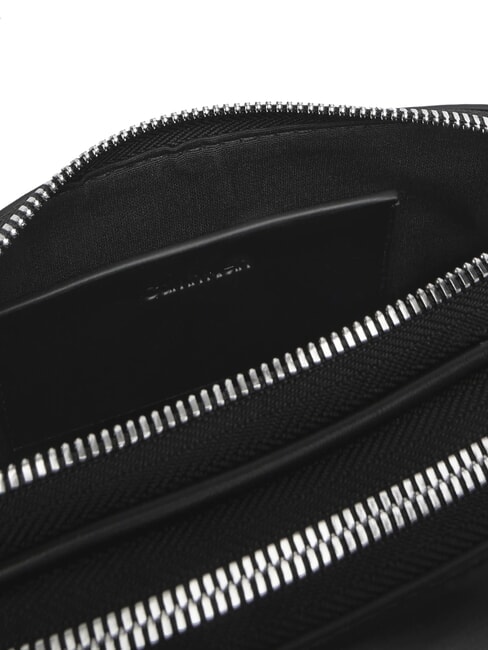 SIGNATURE LOGO STRAP Estuche para cámara con doble función negro / plata vieja - Bolsos Mujer