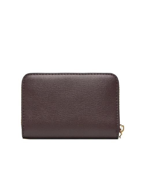 EMBOSSED LOGO Cartera mediana con cremallera dulce de azúcar/espresso - Carteras Mujer