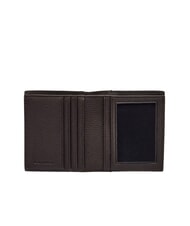 CALVIN KLEIN FOIL EMBOSS  Cartera de cuero vertical ck marrón oscuro - Carteras Hombre - 2