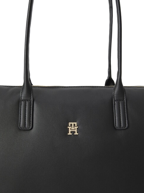 POPETTE SOFT Bolso de compras de hombro negro - Bolsos Mujer