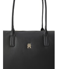 TOMMY HILFIGER POPETTE SOFT Bolso de compras de hombro negro - Bolsos Mujer - 3
