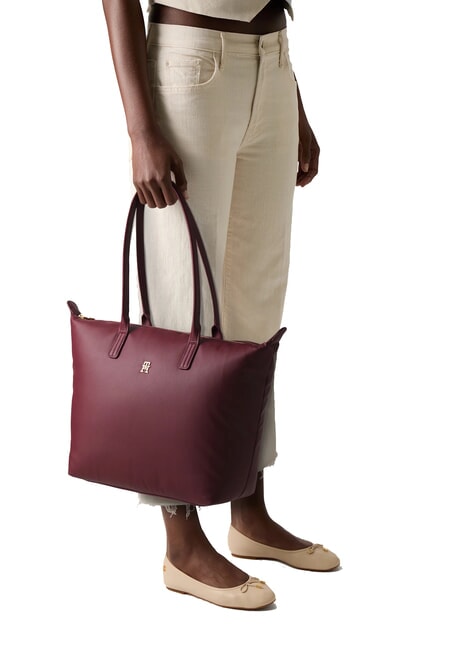 POPETTE SOFT Bolso de compras de hombro colorete profundo - Bolsos Mujer