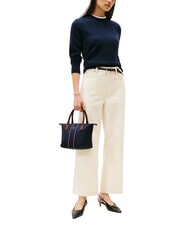 TOMMY HILFIGER POPETTE Mini bolso tote con bandolera corporación azul espacial - Bolsos Mujer - 6