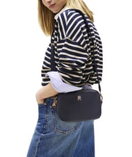 TOMMY HILFIGER POPETTE SOFT Bolso bandolera para cámara azul espacial / negro - Bolsos Mujer - 4