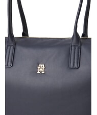 TOMMY HILFIGER POPETTE SOFT Bolso de compras de hombro azul espacial / negro - Bolsos Mujer - 3
