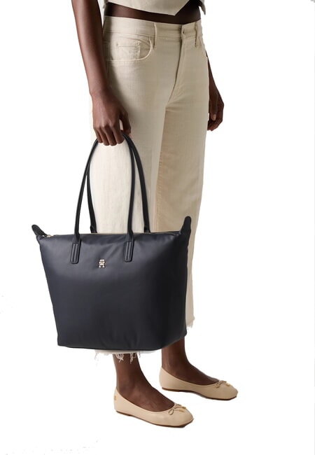 POPETTE SOFT Bolso de compras de hombro azul espacial / negro - Bolsos Mujer