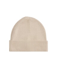 TOMMY HILFIGER TH FLAG Gorro de algodón con puño beige clásico - Sombreros - 2