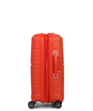 SAMSONITE Trolley Línea FLUX, equipaje de mano rojo mandarina - Equipaje de mano - 4