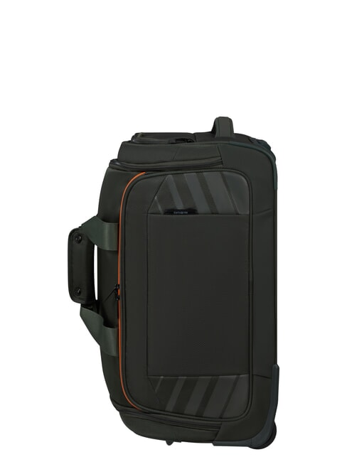 RESPARK  Bolsa pequeña con ruedas verde bosque/naranja - Equipaje de mano