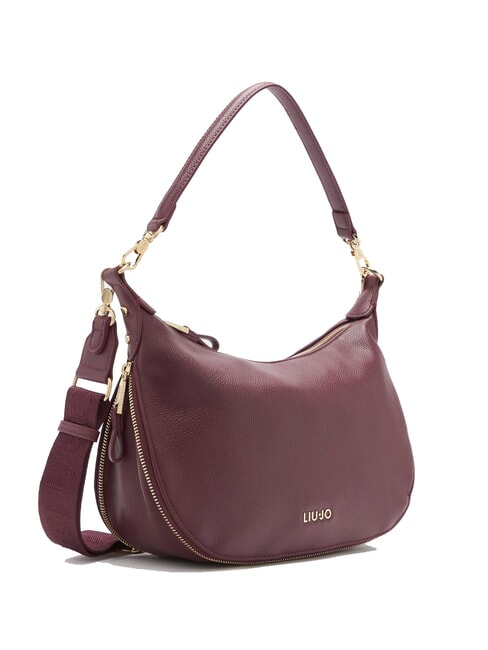 KALISKA Bolso hobo con bandolera vino tinto - Bolsos Mujer