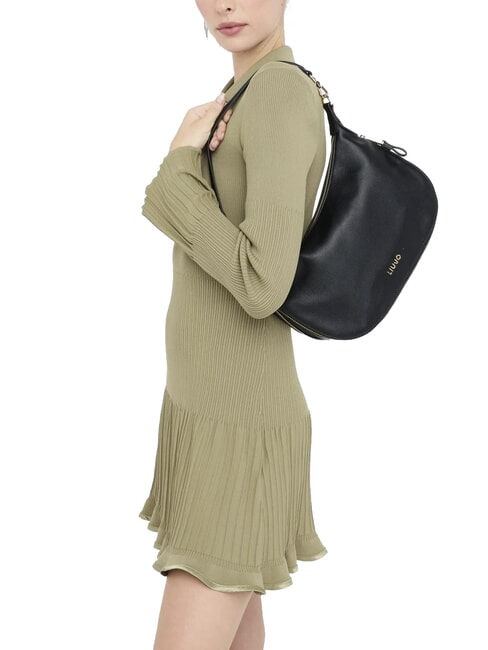 KALISKA Bolso hobo con bandolera NEGRO - Bolsos Mujer