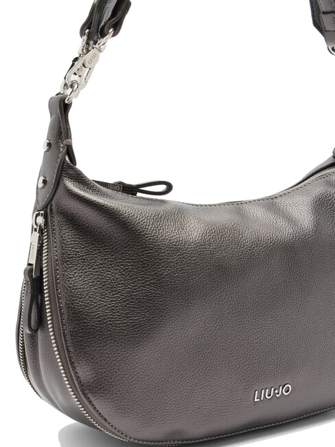 KALISKA Bolso hobo con bandolera antracita se reunió. - Bolsos Mujer