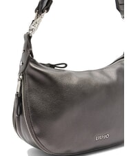 LIUJO KALISKA Bolso hobo con bandolera antracita se reunió. - Bolsos Mujer - 4