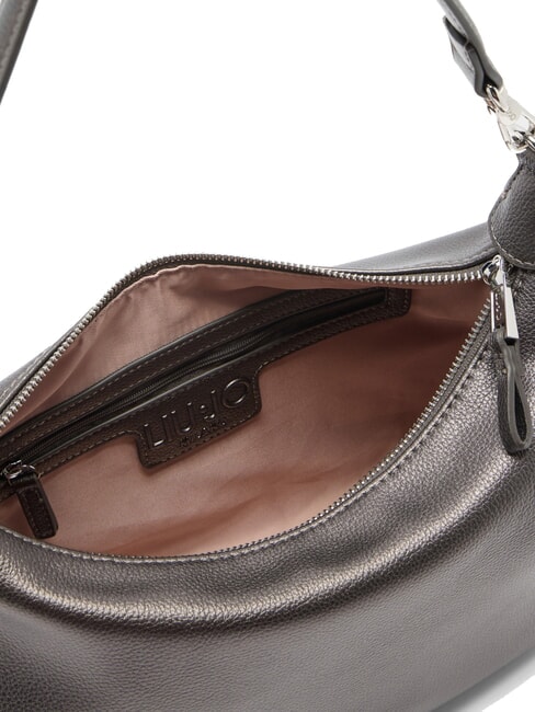 KALISKA Bolso hobo con bandolera antracita se reunió. - Bolsos Mujer