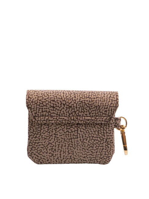 FLEXOS SOFT Monedero con mosquet&oacute;n op natural / negro - Carteras Mujer