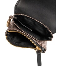 BORBONESE FLEXOS SOFT Monedero con mosquet&oacute;n op natural / negro - Carteras Mujer - 3