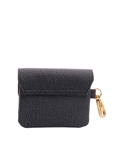 FLEXOS SOFT Monedero con mosquet&oacute;n negro - Carteras Mujer