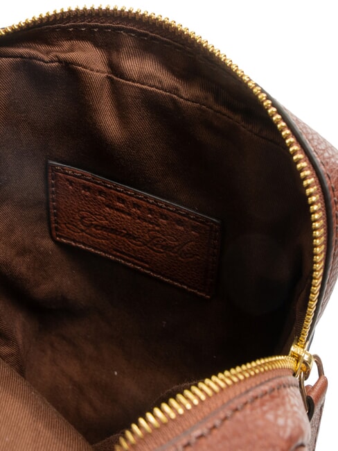 SERRISTORI Bolso de cuero BROWN - Bandoleras Hombre